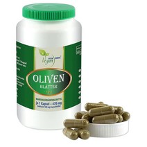 VITA IDEAL 비타아이딜 Olive Leaves (Olea Europea) 470mg 60정 올리브 잎 (올레아 유럽) 식물성 캡슐