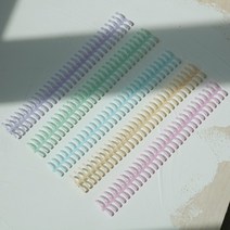 [이서지니]셀프 제본 파스텔 30공 루즈링 10mm 12mm 5color 클릭 바인더링 루즈리프, 12mm_포레스트