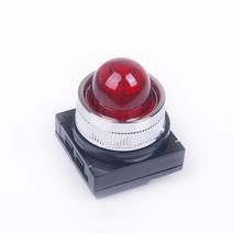 기전코리아 표시등 파이롯트램프 KJ-304-2 30파이 적색 AC220V 램프 220V