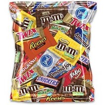 캔디맨 3lb 번들 버라이어티 초콜릿 믹스 모음 Snickers Kit Kat Twix Milky way 아몬드 조이 등