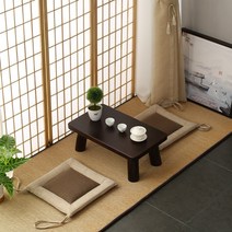 나무 좌탁 밥상 차상 테이블 액자 자개 소반 덮개 좌식 다과상, 복장을 갖추다, 직사각형차콜빅+2매시트
