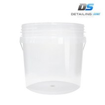 디테일링썸 투명 세차 버킷 12L, 캡뚜껑