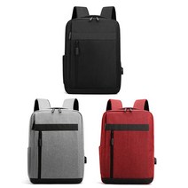 백팩 LEA-M128 배당 남녀공용 USB 팩백 세로지퍼