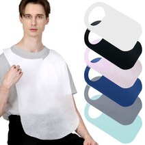 일회용 부직포 앞치마 / 식당 손님용 위생 앞치마 (6color), 검정색, 100장