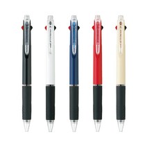 유니 제트스트림 3색 볼펜 0.5mm SXE3-400-05 1개, 1개*화이트 (SXE3-400-05)