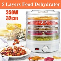 식품 건조기 야채 과일 고구마 350W 600W 58 트레이 공기 탈수기 허브 고기, 350W 5 트레이, 영국