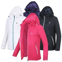 가벼운 초경량 여성 바람막이 후드 집업 자켓 점퍼 / 95~110 등산 골프 아웃도어 (MBJW218)