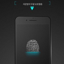 라포미 아이폰 5D 지문방지 무광 풀커버 강화유리필름, 화이트(타입3)