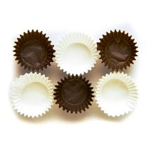 해피타임 유산지 머핀컵 1+1 (초코+화이트)