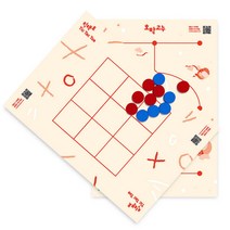 고누놀이 첫걸음 틱택토 우물 호박같은 오목 1분바둑 전략 보드게임 4종예술놀이터, 단품