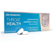블리스 구강유산균 프로바이오틱스 무설탕 30정 BLIS ThroatHealth Oral Probiotics