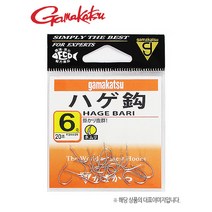 가마가츠 쥐치바늘 백색 6호