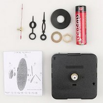 나무인형키즈 저소음 무브먼트바늘세트 12mm 시계만들기 시계바늘