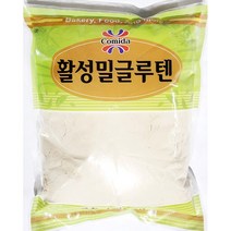꼬미다 활성밀글루텐 1kg 가정용 식당 식자재 식료품 식품 식재료 식자제, 1개