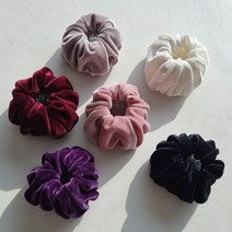 릴리트리 벨벳 만두 헤어핀 6color 포니테일 똥머리 올림머리, 블랙