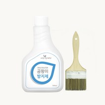 에코후레쉬 곰팡이 방지제 500ml + 붓포함 곰팡이 뿌리 씨 제거 재발방지 코팅제, 1세트