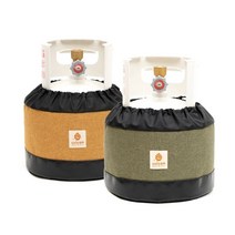 쏠콘 3kg LPG 가스통 커버 케이스, 카키