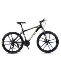 자이언트 MTB 산악자전거 26인치 입문 초보용, 27단 파란색및 검정색 스26인치