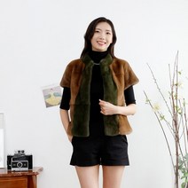 우진모피(WJ) 코펜하겐퍼 휘메일 투톤 밍크숏자켓 국내생산 본사직영