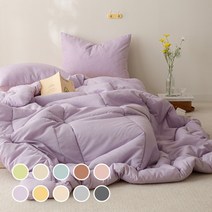 알러지케어 케어프리 먼지없는 항균 워싱 사계절 차렵이불 SS/Q 10colors