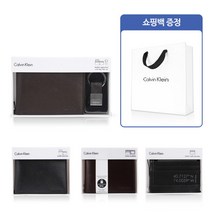 [캘빈클라인_잡화] [캘빈클라인] 남성 지갑 쇼핑백구성