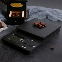 윈프라이스 로제 계량 주방 전자저울, 블랙