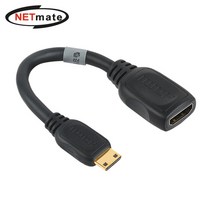 강원전자 넷메이트 NMG002 케이블형 젠더 (HDMI to Mini HDMI), 선택하세요