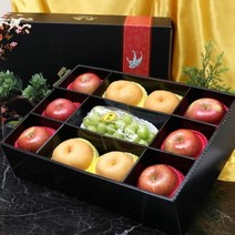 [초록자연] 명품 과일선물세트(사과6+배4+샤인머스켓1), 상세페이지 참조