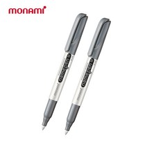 모나미 네임펜 M 실버 은색 굵은글씨 낱개, 5개, 단일옵션