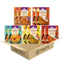 [새늘모아]티아시아 커리 5종 10개(치킨마크니2+스파이시비프마살라2+게살푸팟퐁2+비프마살라2+스파이시치킨빈달루2), 1세트