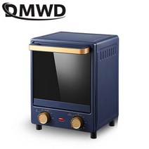 더치오븐 DMWD가정용 전기 오븐 작은 케이크 베이킹 다기능 데스크탑 피자 빵 기계 토스터, Blue