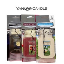 양키캔들 차량용방향제 카자 팩 3pcs 3종류 x 택일 1개 초특가, 클린코튼향 x 1개