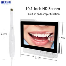 배관 내시경 카메라 치과 장비 3 in 1 구강 LCD 모니터 통합 USB 유선 엑스레이 필름 리더 고화질 도구