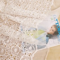 텍스월드 플라워가든면자수레이스원단 52인치, 플라워가든(면자수레이스원단/아이보리/52인치)-[28]