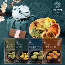 사옹원 명절선물세트 3호(동태전+깻잎전+아삭김치전+땡초부추전), 1세트