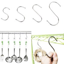 S자식 펜스망 아트월 걸이 스탠드 타공판 에스자 고리 마스크 걸이대 스텐 철제 책상 책 가방 모자 악세사리 방 문 옷걸이 후크 소품 수납 소형 중형 특 대형, 중