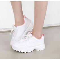 디스코 여성키높이운동화 패션운동화 여성운동화 통굽 SS//+210410EA