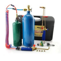 휴대용 산소 용접기 세트 동관 호스 알루미늄 용접, 2L 용접 절단겸용 세트, 1세트