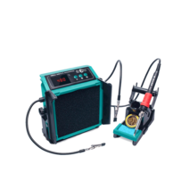 연기 배출 납땜기 결합형 110W 흡입기 납 공장 제거, F(흡연장치+납땜스테이션110W2in1)