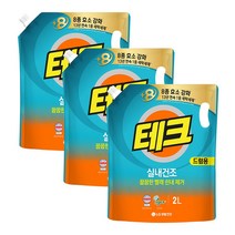 테크 실내건조 2L 드럼용 액상세제 리필, 3개