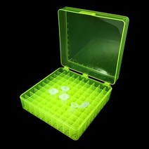 스토리지 박스 100홀 storage box 바이알 렉 마이크로 튜브 보관 pp 실험 1.5ml tube vial rack 지지대별사탕마켓, 100홀(이벤트)