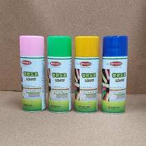 형광 도료 스프레이 락카 400ml LK-717, 형광도료 (형광 분홍)