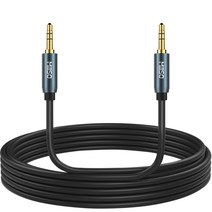 MillSO 오디오 케이블 오수오스 고음질 aux 케이블 표준 3.5mm 스테레오 미니 플러그 헤드폰 케이블 스피커자동차스마트폰- 5m