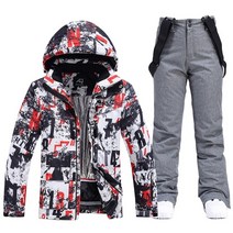 남성 스키 보드 복 세트 남자 스노우 착용 2022 야외 따뜻한 방수 방풍 통기성 겨울 재킷과 바지 스노우 슈트 브랜드