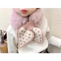 아기목도리 주니어목도리 쁘띠밍크목도리