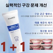 1/1+1미백치약 프로바이오틱 치약 충치 예방 / 구강환경 개선 / 맑은 입냄, 100g/개*2
