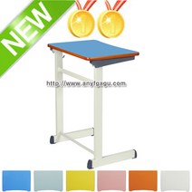 HS1인용기획실버3 학원용책상 학생용책상 학교 학습용 교육 공부방 유치원 수강용, 청색