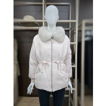 [시에로]폭스퍼 카라 허리 스트링 다운 점퍼 SG4JPF341(2205008)