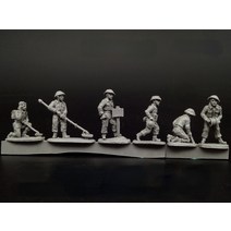 저울1/72 스케일 다이 캐스팅 수지 그림 제 2 차 세계 대전 영국 엔지니어 장면 모델 조립 키트 도색되지, 한개옵션0