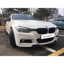 BMW 3시리즈 F30 퍼포먼스 프론트립 바디킷, 무도색(검정)